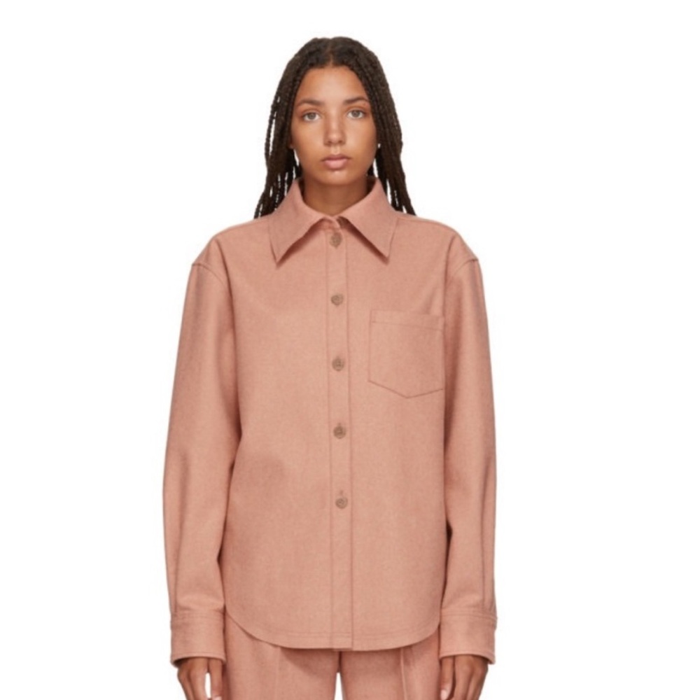 Acne Studios Wool Flannel Shacket